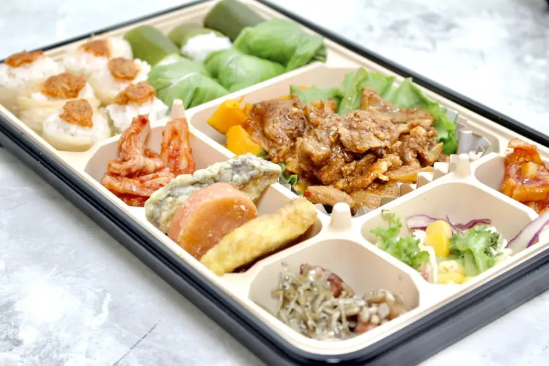 런치바스켓 단체도시락 실제 사진