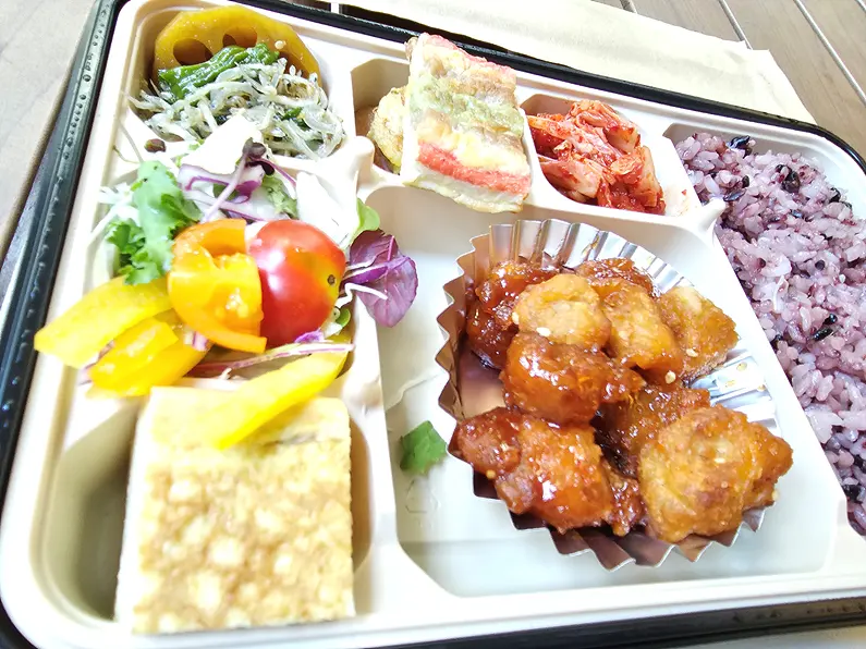 런치바스켓 단체도시락 실제 사진
