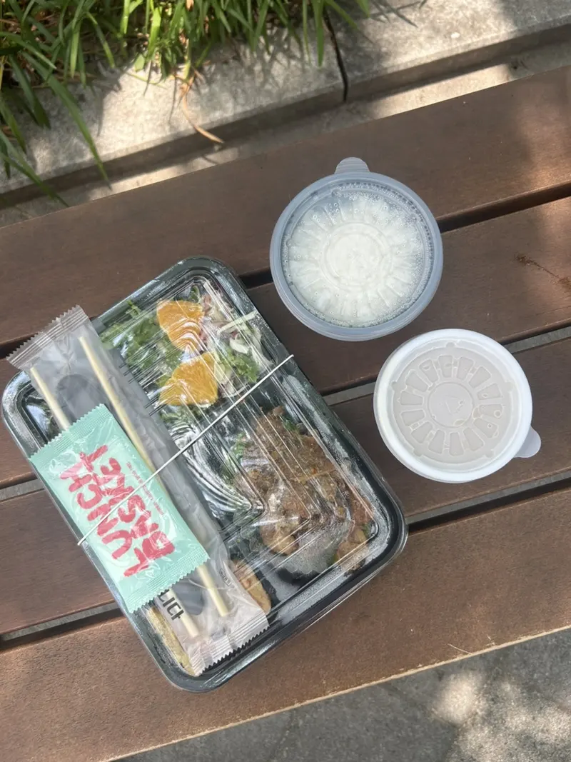 런치바스켓 단체도시락 실제 사진