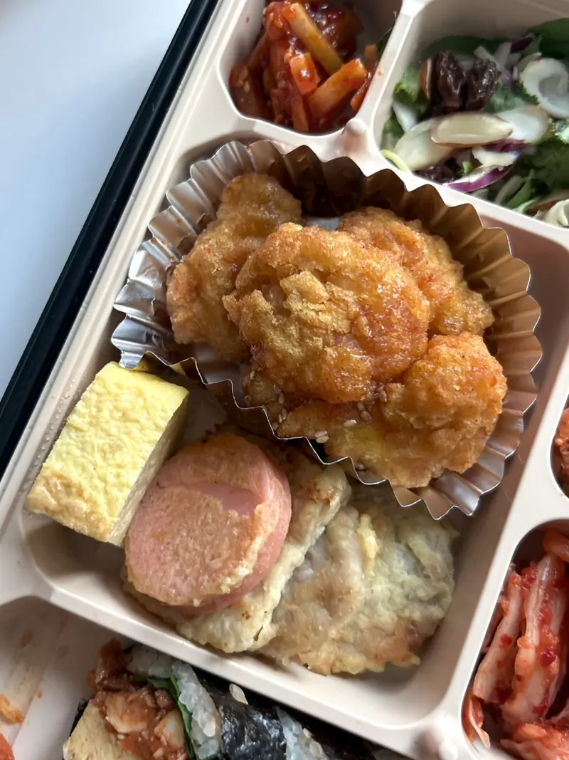 런치바스켓 단체도시락 실제 사진
