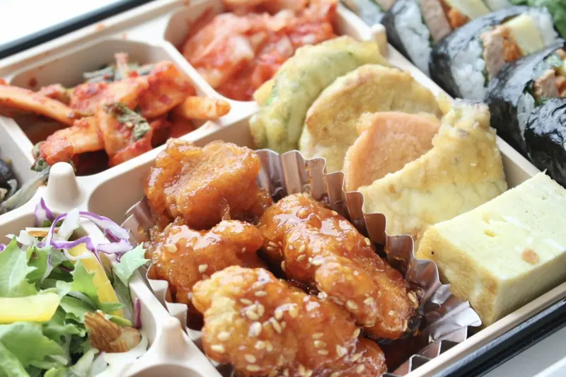 런치바스켓 단체도시락 실제 사진