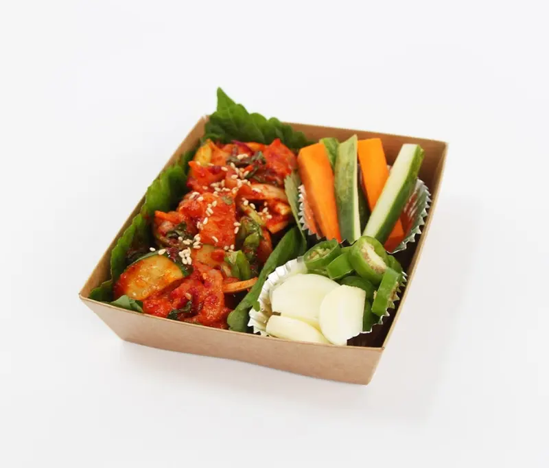 런치바스켓 단체도시락 실제 사진