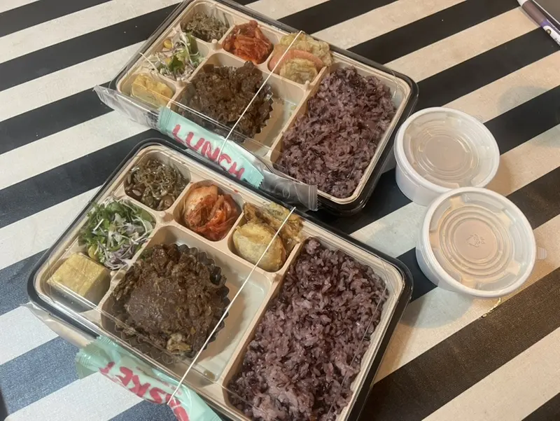 런치바스켓 단체도시락 실제 사진