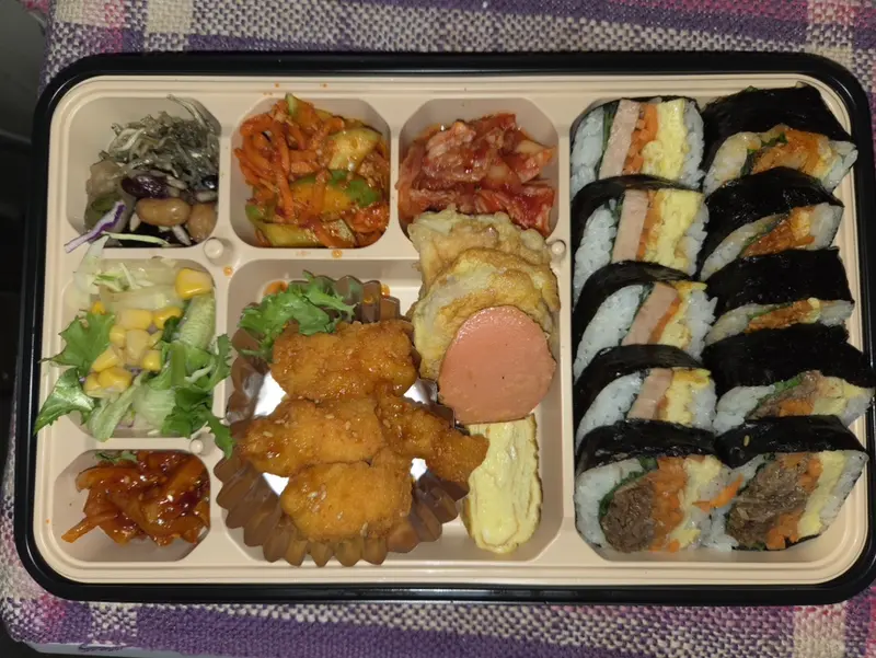 런치바스켓 단체도시락 실제 사진