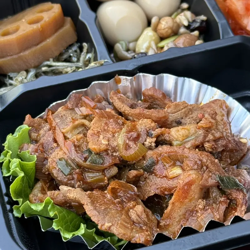 런치바스켓 단체도시락 실제 사진