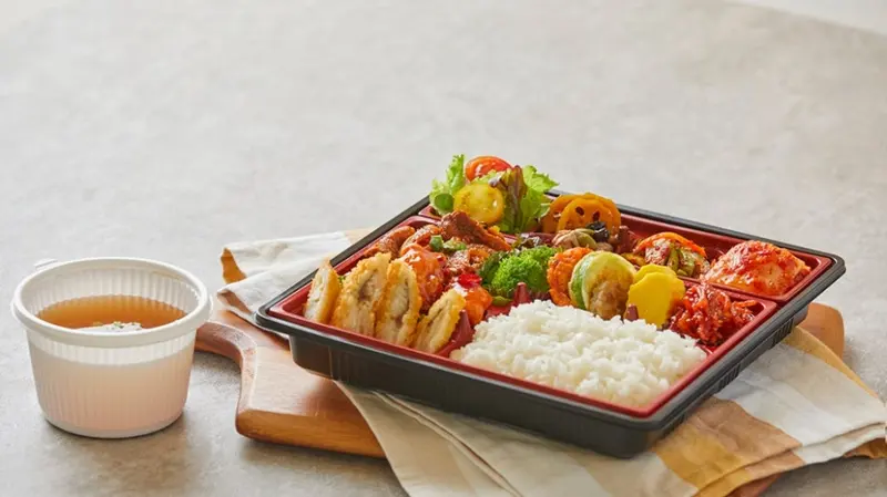 런치바스켓 단체도시락 실제 사진