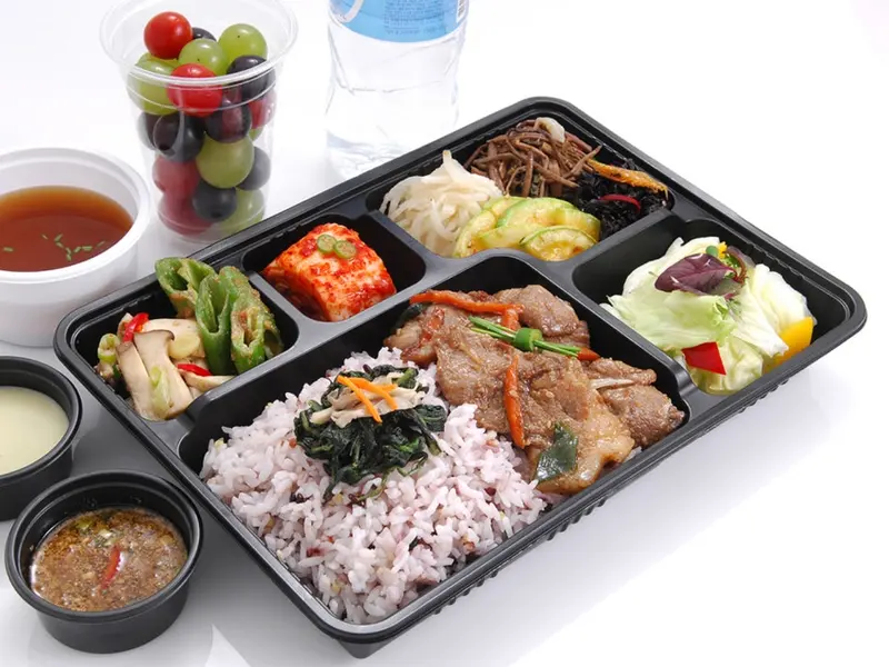 런치바스켓 단체도시락 실제 사진
