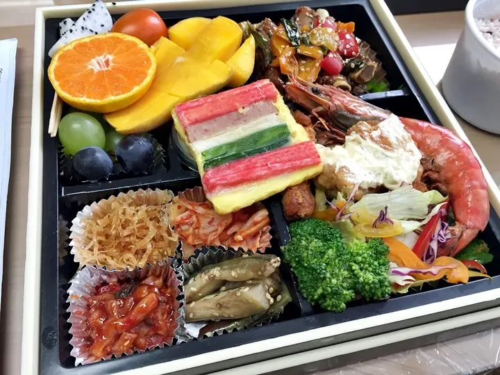 런치바스켓 단체도시락 실제 사진