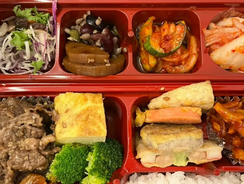 런치바스켓 단체도시락 실제 사진