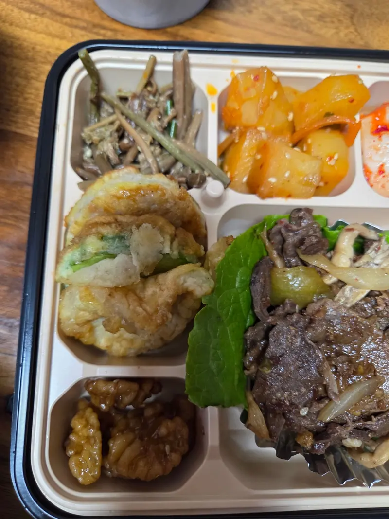 런치바스켓 단체도시락 실제 사진