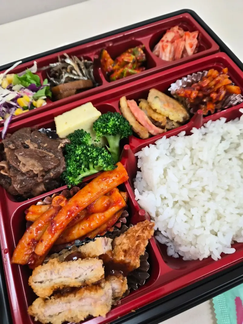 런치바스켓 단체도시락 실제 사진