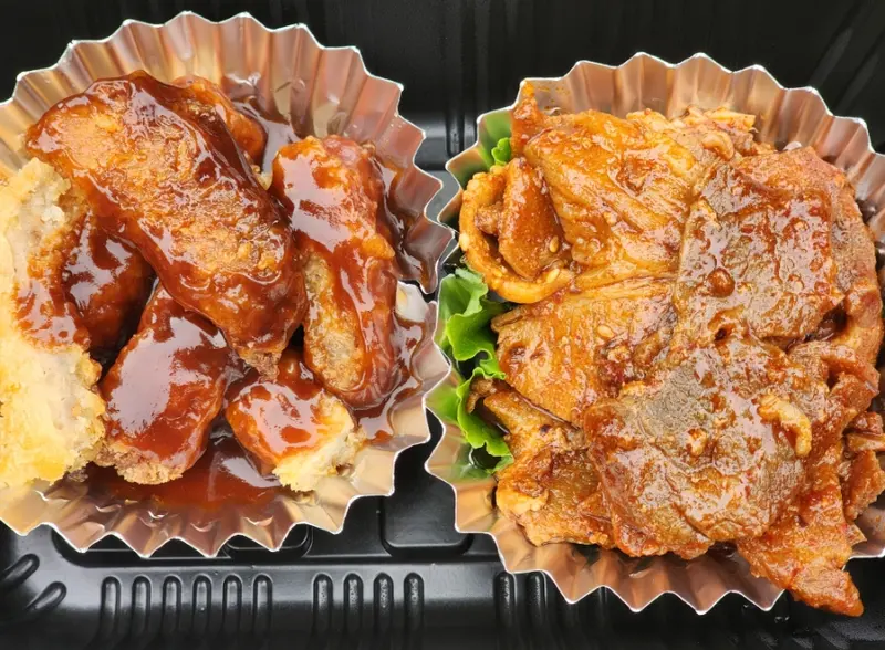 런치바스켓 단체도시락 실제 사진