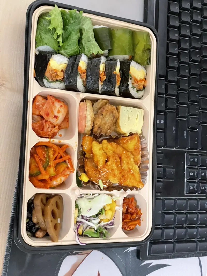 런치바스켓 단체도시락 실제 사진