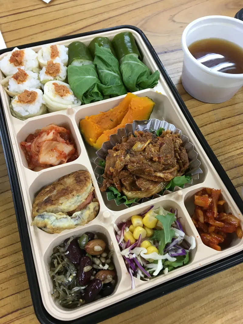 런치바스켓 단체도시락 실제 사진