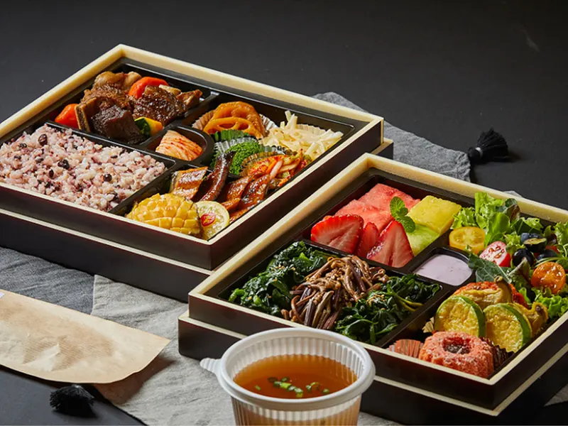 런치바스켓 단체도시락 실제 사진