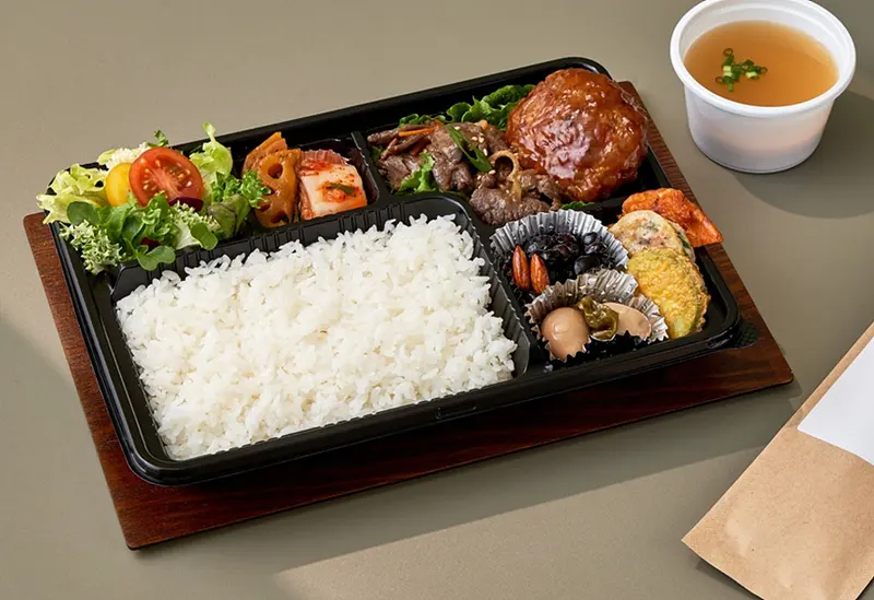 런치바스켓 단체도시락 실제 사진