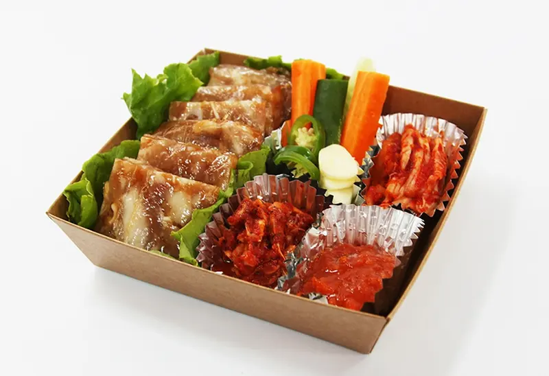 런치바스켓 단체도시락 실제 사진