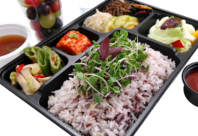 런치바스켓 단체도시락 실제 사진