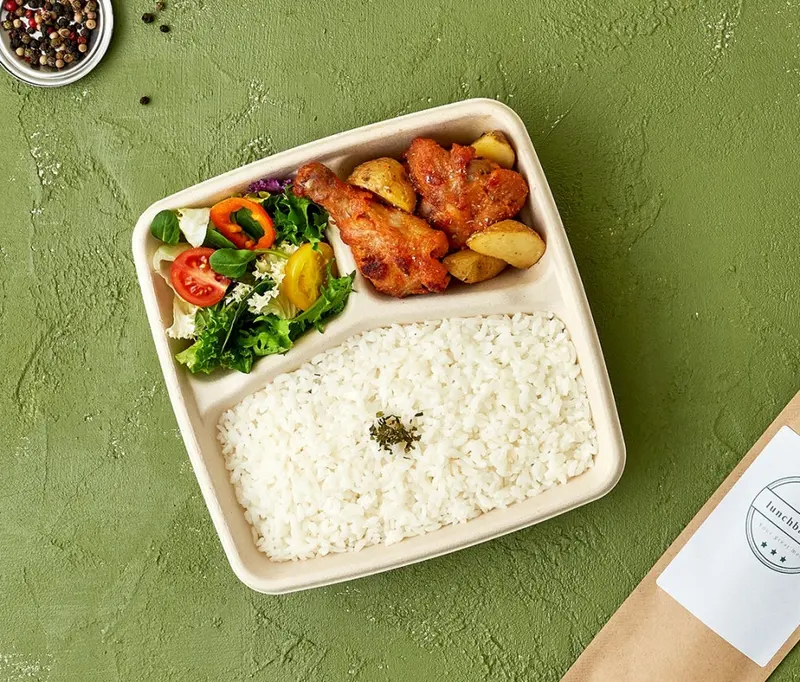 런치바스켓 단체도시락 실제 사진