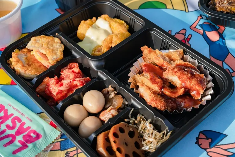 런치바스켓 단체도시락 실제 사진