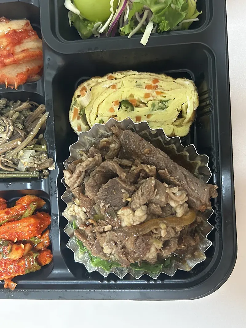 런치바스켓 단체도시락 실제 사진