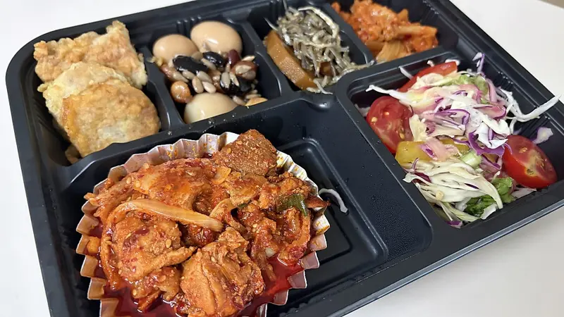 런치바스켓 단체도시락 실제 사진