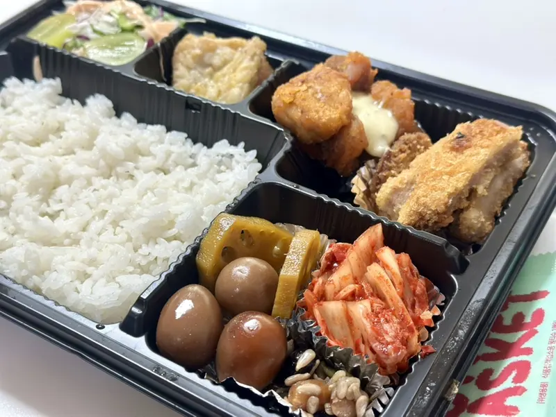 런치바스켓 단체도시락 실제 사진