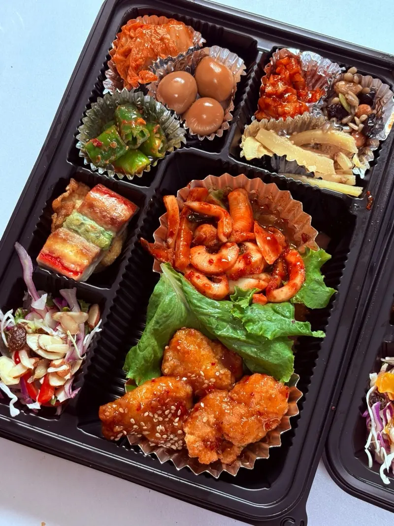 런치바스켓 단체도시락 실제 사진