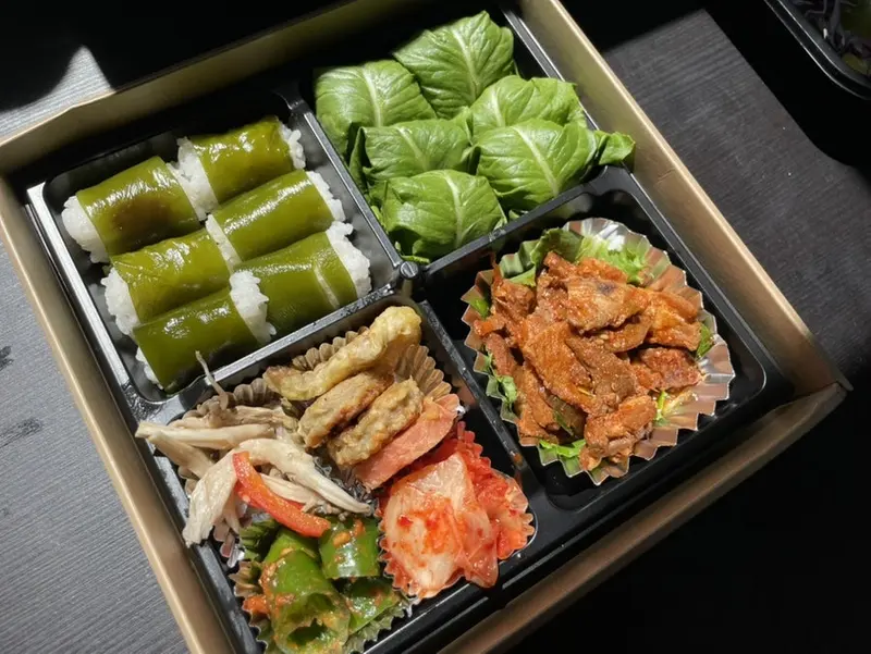 런치바스켓 단체도시락 실제 사진